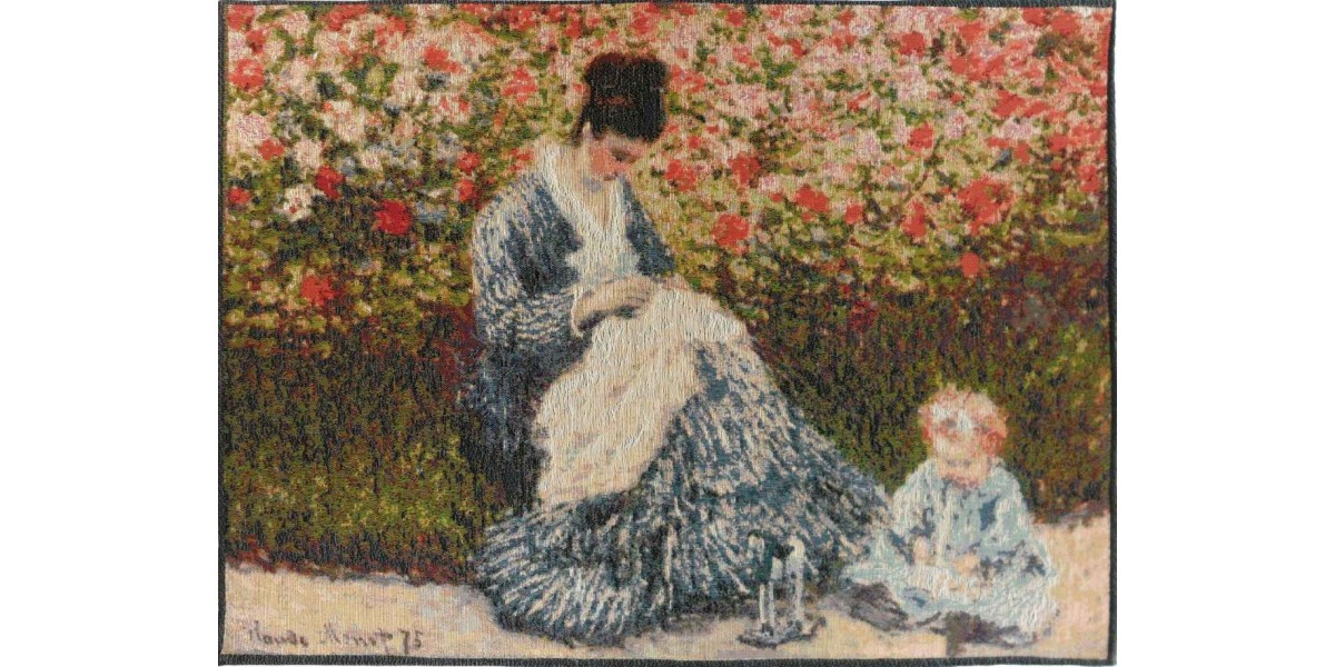 Gobelín Tapisserie Camille et l enfant, Monet
